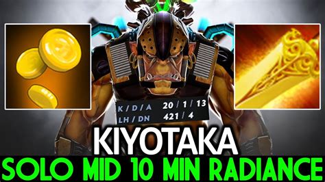 Kiyotaka Alchemist Gpm Farming Machine Min Radiance Dota