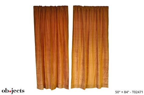 Curtain Panel Bronze Ribbed Velvet Tunnel Tab Construction | Ob•jects