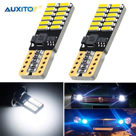 AUXITO LED Canbus Bulb 2 Pcs W5W T10 Shopee Malaysia