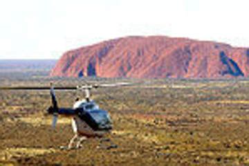 Ayers Rock Helicopter Tour To Uluru Kata Tjuta Lake Amadeus