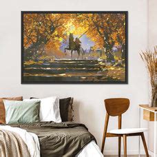 Knight On A Horse Wall Art | Digital Art