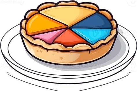 AI generated a colorful pie chart with ai generative 35092179 PNG