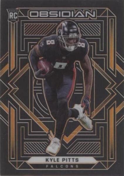 Panini Obsidian Rookies Electric Etch Orange Kyle Pitts