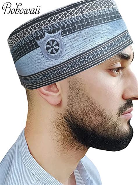 Bohowaii Gorros De Oraci N Bordados Para Hombre Sombrero Kufi Para