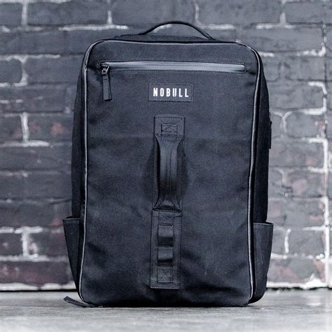 Nobull Waxed Canvas Backpack Black Gem