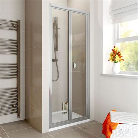 Luxura 900mm Bi Fold Shower Door 6mm Glass Bifold Shower Door