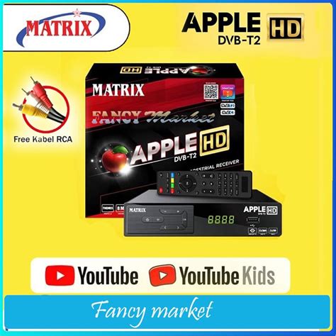 Jual Set Top Box Tv Digital Dvbt Matrix Apple Merah Matrix Burger