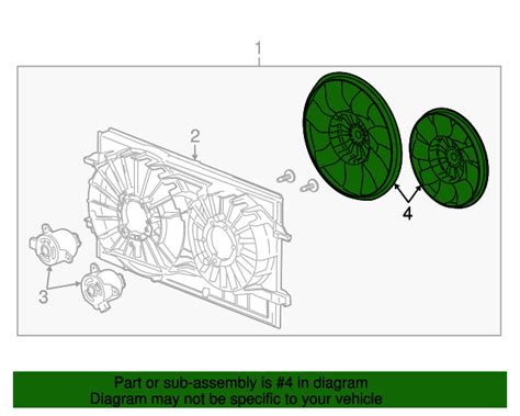 2004 2012 GM Engine Cooling Fan Blade 20757668 GM GMPartsDirect