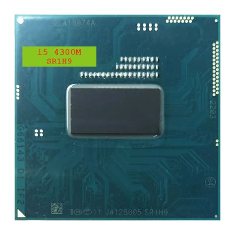 Intel Core i5 4300M i5 4300M SR1H9 2 6 GHz kullanılan çift çekirdekli