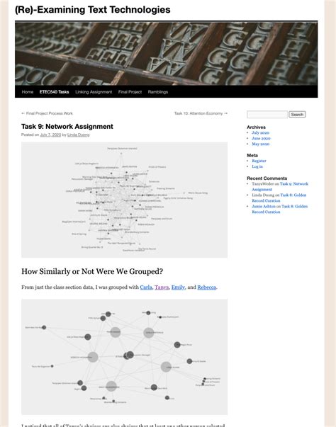 Linking Etec 540 Text Technologies