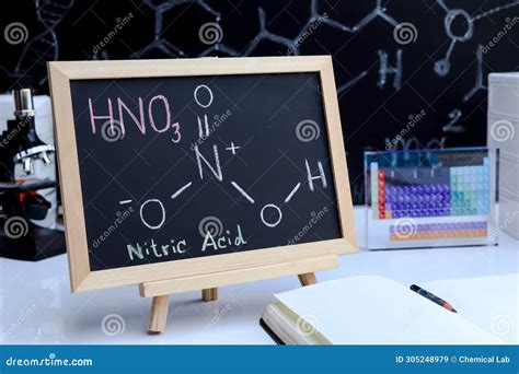 Nitric Acid And Symbol Structural Formula Chemical Stock Image Image Of Industry Teaching