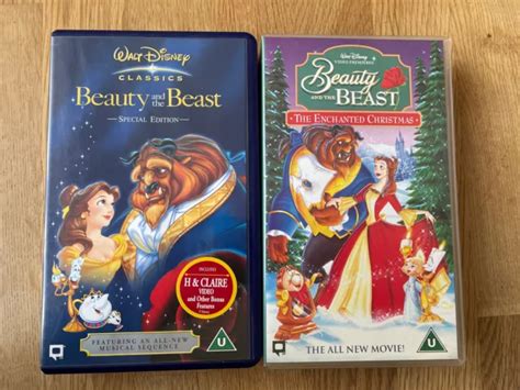 Beauty And The Beast X Special Edition Walt Disney Vhs Tape Blue