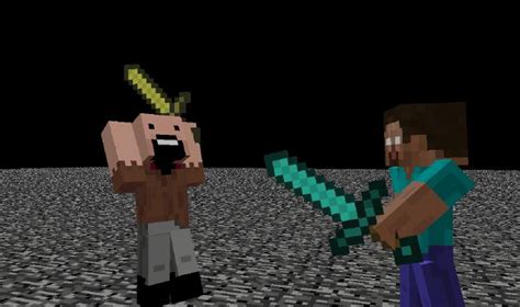 Minecraft Herobrine Vs Notch Animation