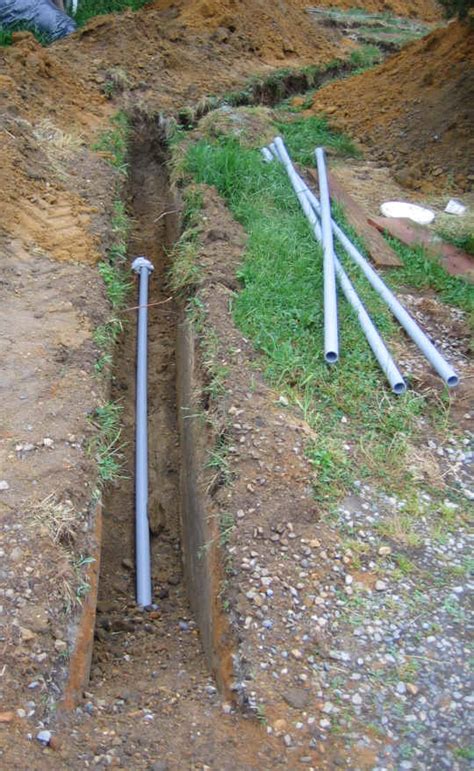 Electrical Conduit Trenching For Electrical Conduit