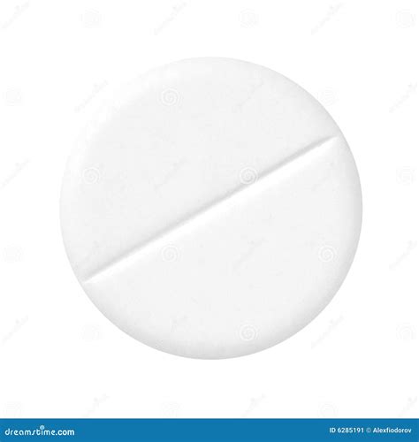 Comprimido branco imagem de stock Imagem de médico isolado 6285191