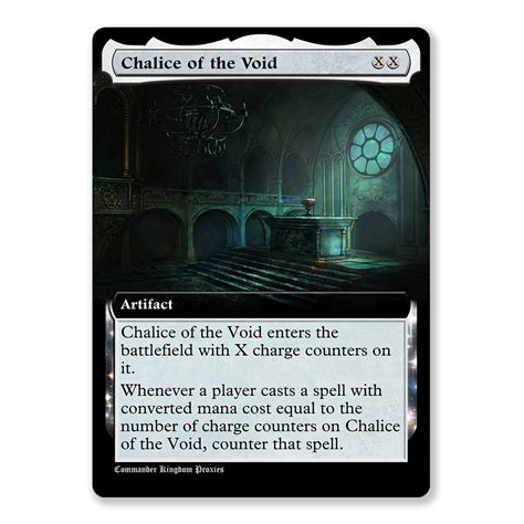 Chalice Of The Void Box Topper Custom Mtg Proxy Card Print Mtg