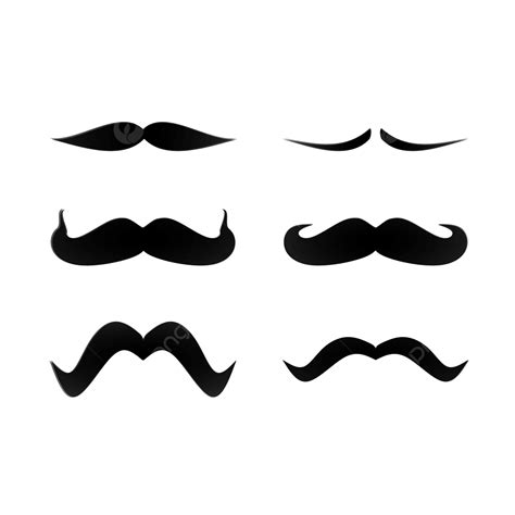 Variant Of Black Mustaches 1 2 3 Mustaches Moustache Mustache Png