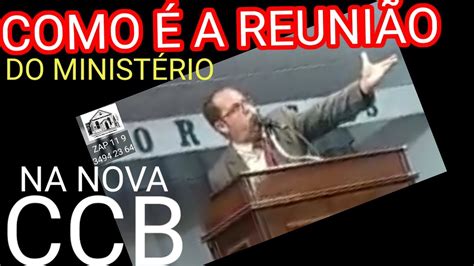 Como A Reuni O Do Minist Rio Na Nova Ccb Anci O Ir Isaias De Fco