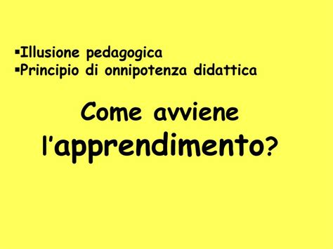 I Principi Dellapprendimento Ppt Scaricare