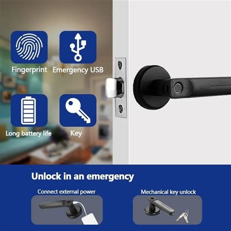 Jual Handle Pintu Finger Print Smart Door Lock Kunci Pintu Sidik Jari