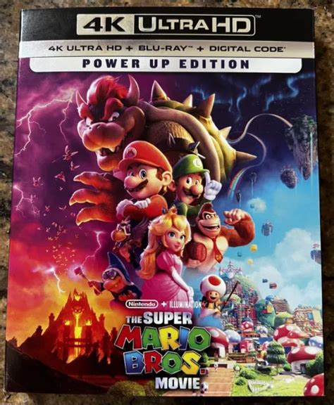 The Super Mario Bros Movie Power Up Edition Ultrahd Blu Ray