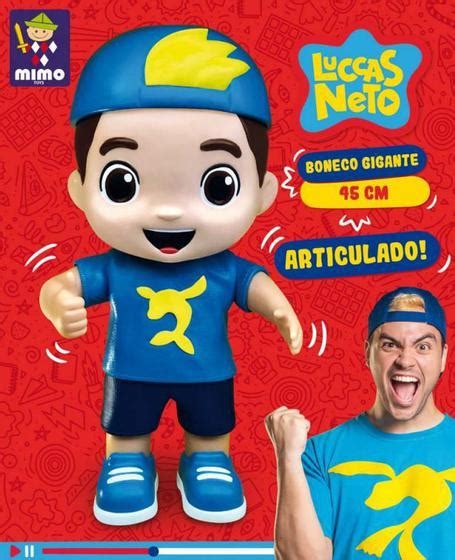 Boneco Luccas Neto Gigante 45cm Articulado Mimo Brinquedos