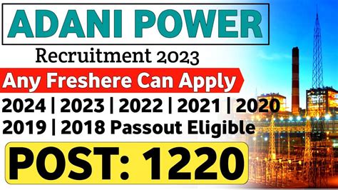 Adani Recruitment Post Adani Jobs Adani Vacancy