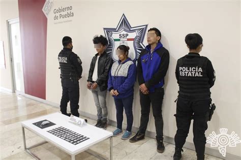 Detiene Policía Estatal a tres presuntos distribuidores de droga