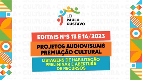 Cultura divulga listagens de habilitação preliminar de editais da Lei