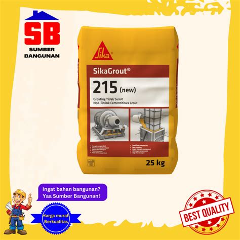 Jual SIKA GROUT 215 SEMEN GROUTING NEW 25KG 25 KG SIKAGROUT Shopee