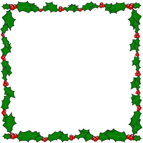 Christmas holly border Vector Art Stock Images | Depositphotos