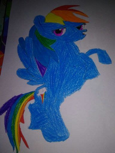 Dibujo De Rainbow Dash Equestria Fan Club No Oficial Amino