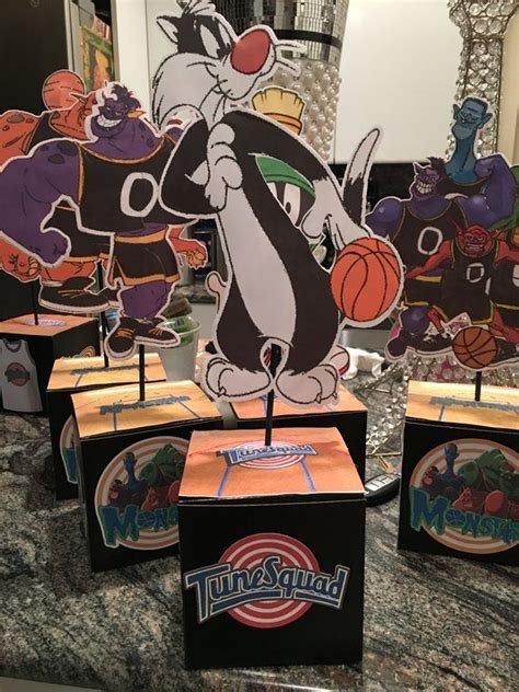 Space Jam Centerpiece Etsy Space Jam Theme Baby Shower Party