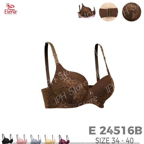 Jual Bra BH Elena 24516B Cup B Busa Tipis Pakai Kawat Bisa Lepas