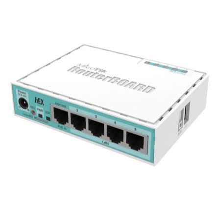 Jual Mikrotik RB 750 GR3 RB750GR3 HEX Gigabit Router Indoor 5 Port