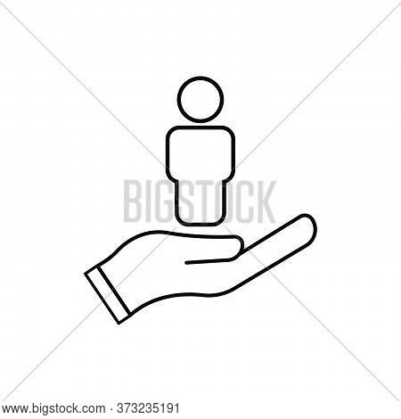 Social Worker Line Vector & Photo (Free Trial) | Bigstock