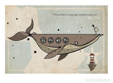 Moby Dick Giclée Edición Limitada Juan Rubí Comprar Art Comic En