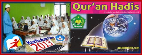 Js Aries Blog Ki Kd Al Quran Hadits Mts Kurikulum 2013 Permenag