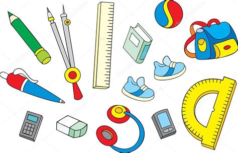 Classroom Objects Clip Art