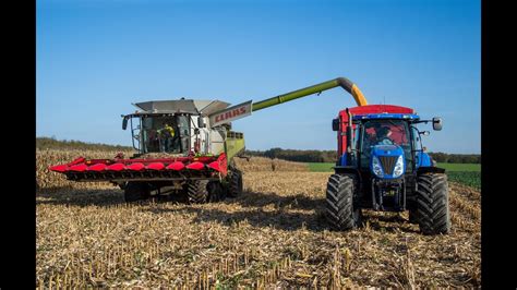 Moisson Du Maïs En Claas Lexion 760 Terra Trac En Charente Youtube