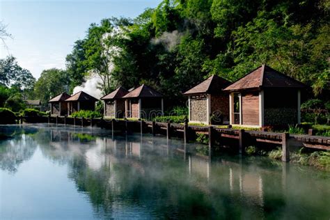 Hot Springs At Doi Pha Hom Pok National Park Fang Chiang Mai Thailand Stock Image Image Of