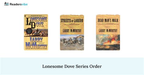 Lonesome Dove Book Series In Order 4 Books
