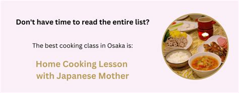 13 Best Cooking Classes In Osaka For 2024 Ryokou Girl