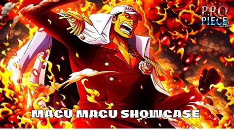 Magu Magu No Mi Showcase New Fruit Pro Piece Pro Max Youtube