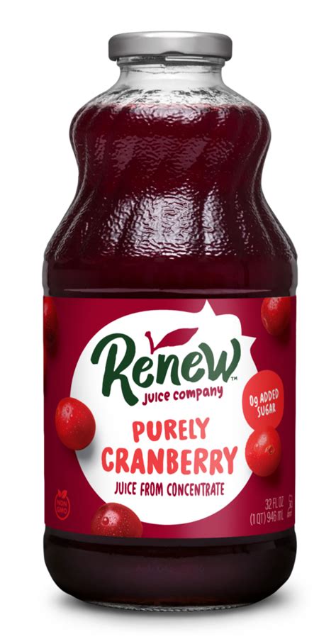 Purely Cranberry Juice From Concentrate 100 Natural