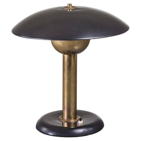 Brass And Black Metal Library Lamp France Circa 1920 At 1stdibs