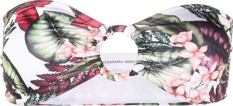 Alexandra Miro Flora Print Bustie Bikini Top Shopstyle Two Piece