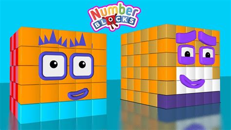 Looking For Numberblocks Cube Is Numberblocks 125216 Giant Number Patterns Youtube