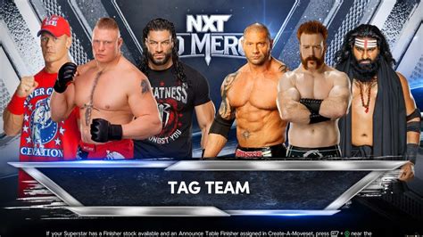 Brock Lesnar John Cena Roman Reigns Vs Sheamus Batista Veer Mahaan