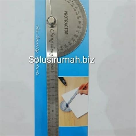 Protractor Penggaris Busur Derajat Stainless Lazada Indonesia